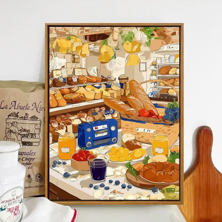 Bakery-Themed Illustrated Wall Art Stornfield