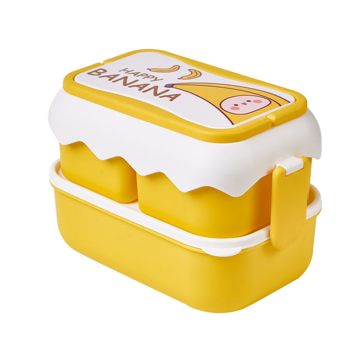 Avocado-Themed Multi-Compartment Lunch Box