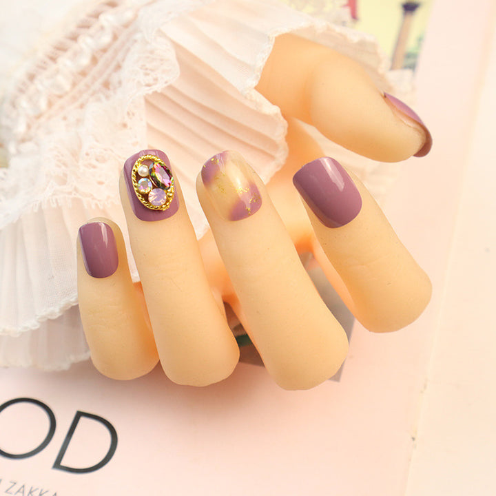 Rhinestone-Embellished Press-On Nail Art Kit Stornfield