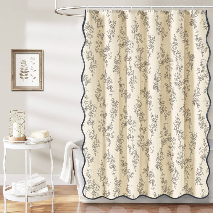 Floral Patterned Shower Curtain Stornfield