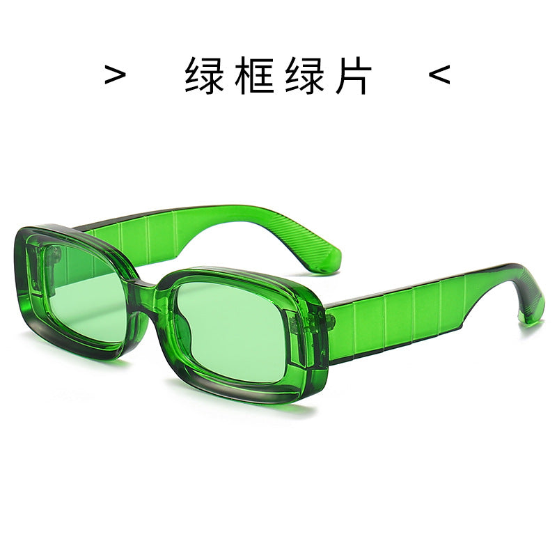 Women's Square Sunglasses with Transparent Frame Stornfield