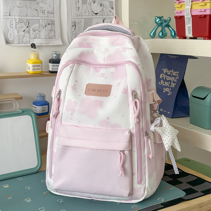 Charming Floral Print Backpack Stornfield
