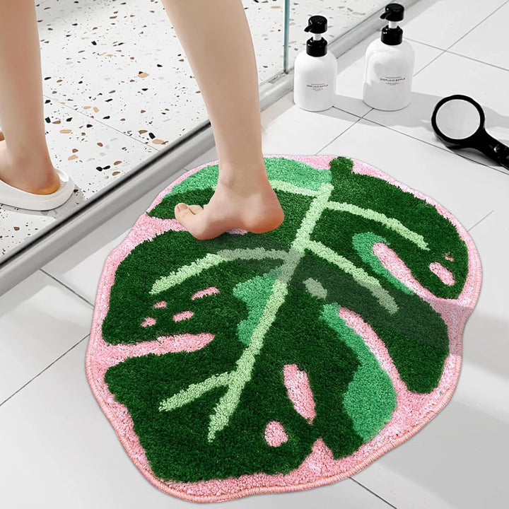 Monstera Leaf Shaped Area Rug Stornfield