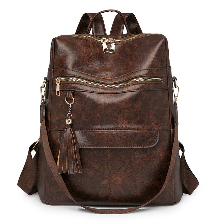 Multi-Purpose Stylish Leather Backpack Stornfield