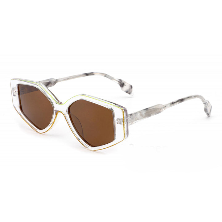 Women's fashionable sunglasses with unique cut design and UV protection Stornfield