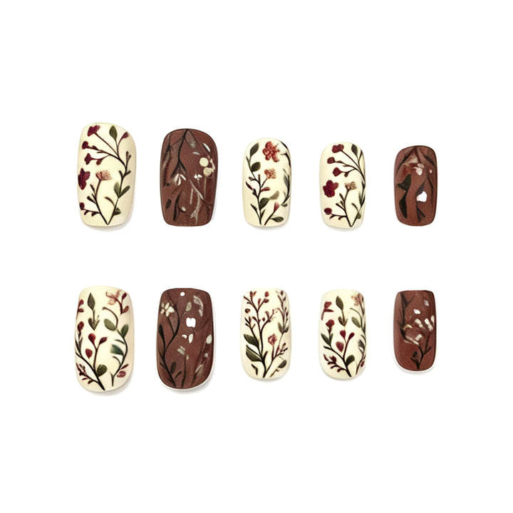 Floral-Inspired Gel Nail Art Stornfield