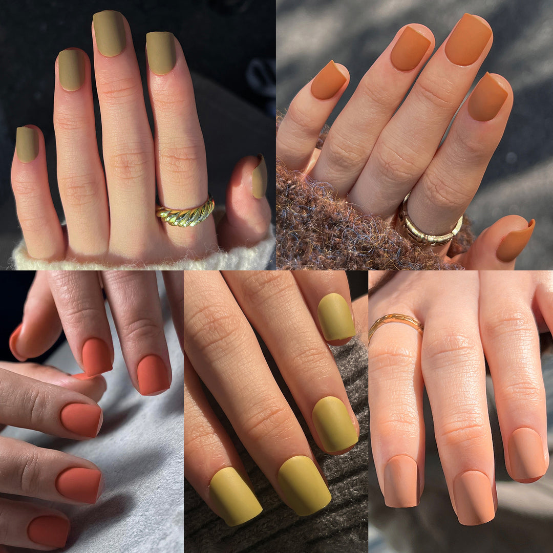 Artificial nail art with matte finish Stornfield