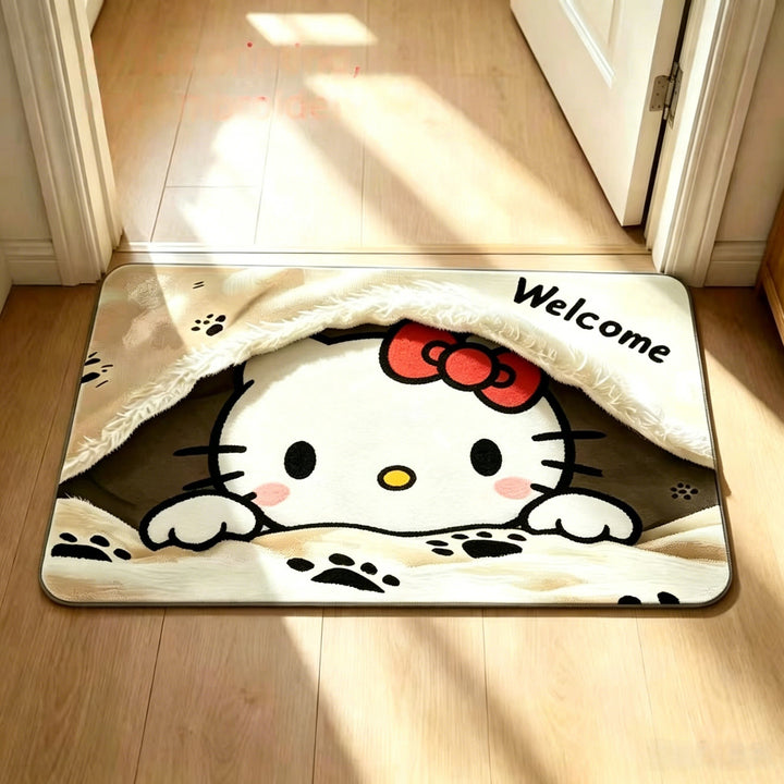 Adorable Character Welcome Mat
