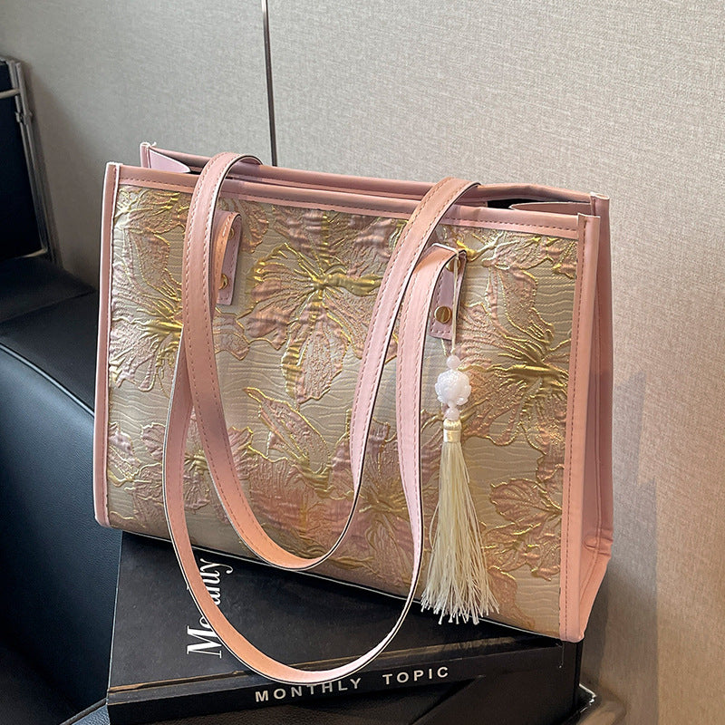 Floral Embroidered Handbag