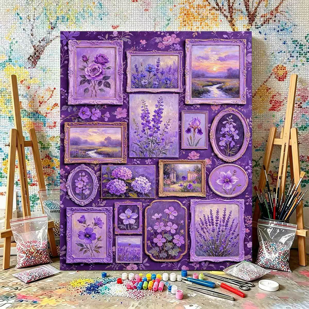 DIY Flower-Themed Paint by Numbers Kit Stornfield