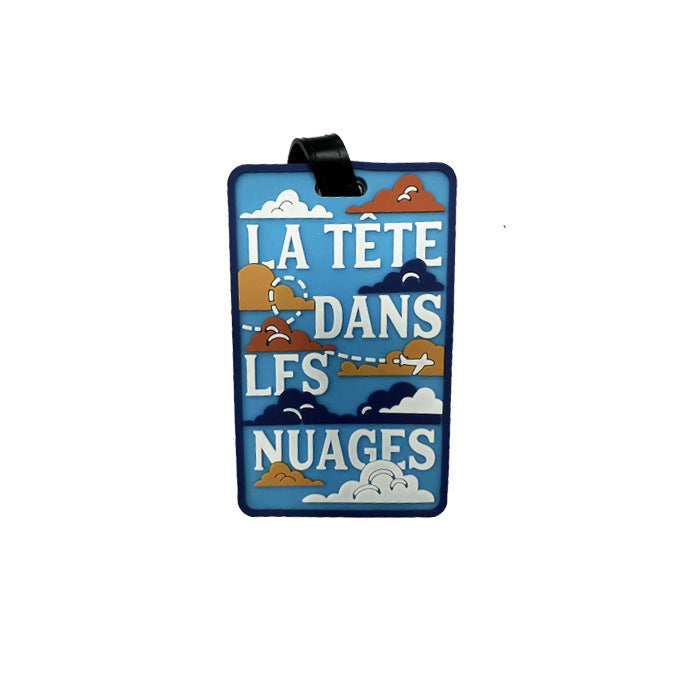 Whimsical Heart Balloon Luggage Tag Stornfield