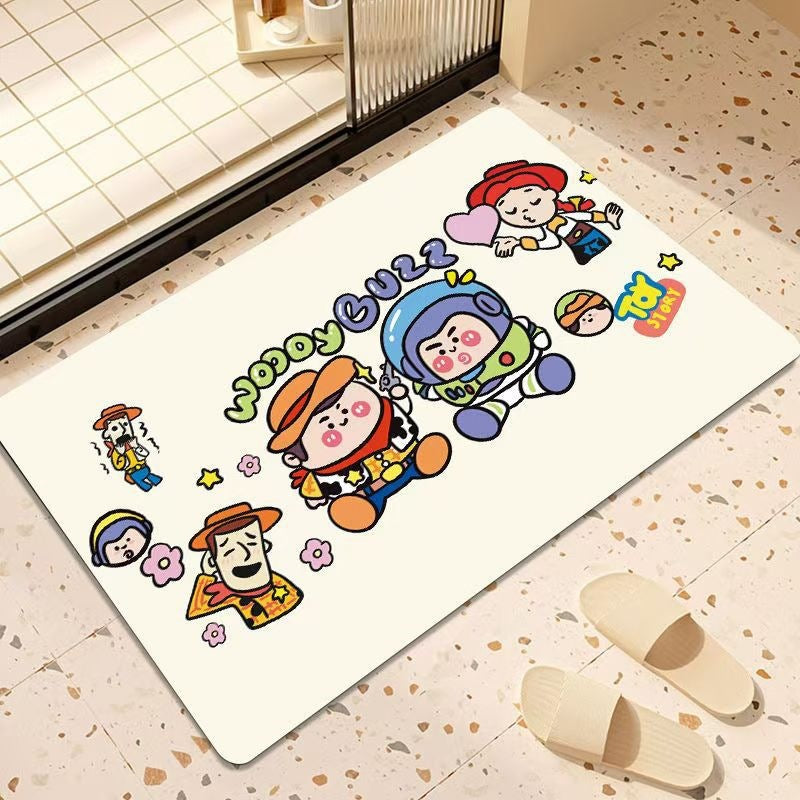 Cartoon Character Area Mat for Home