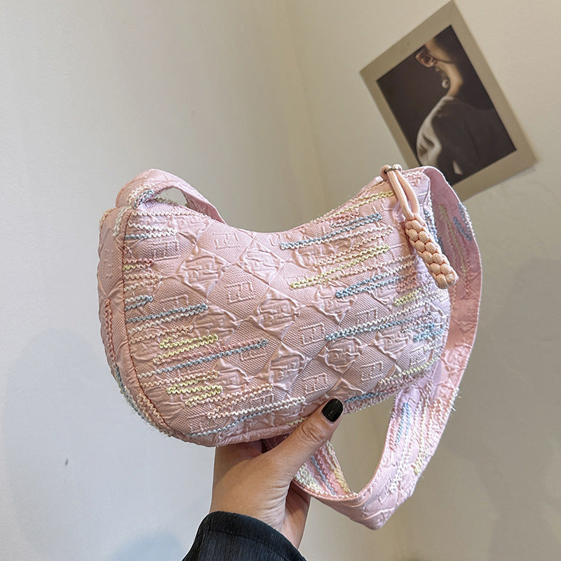 WoTextured Fabric Shoulder Bag Stornfield