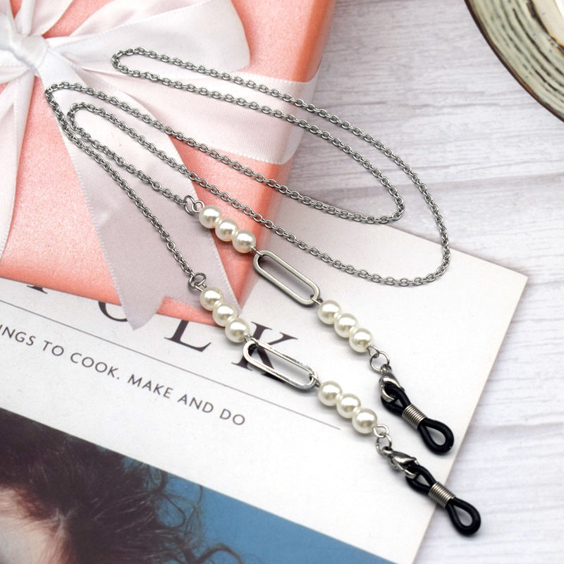 Elegant Pearl-Linked Eyewear Chain Stornfield 1786692206