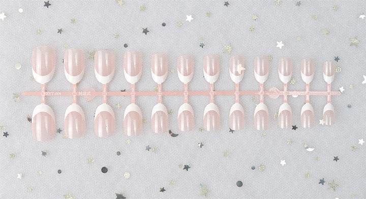 Glossy Natural-Shape Press-On Nails Stornfield