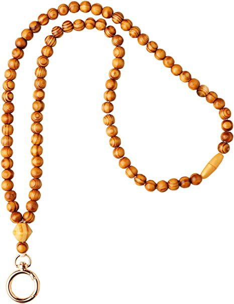 Elegant Wooden Beaded Eyewear Chain Stornfield