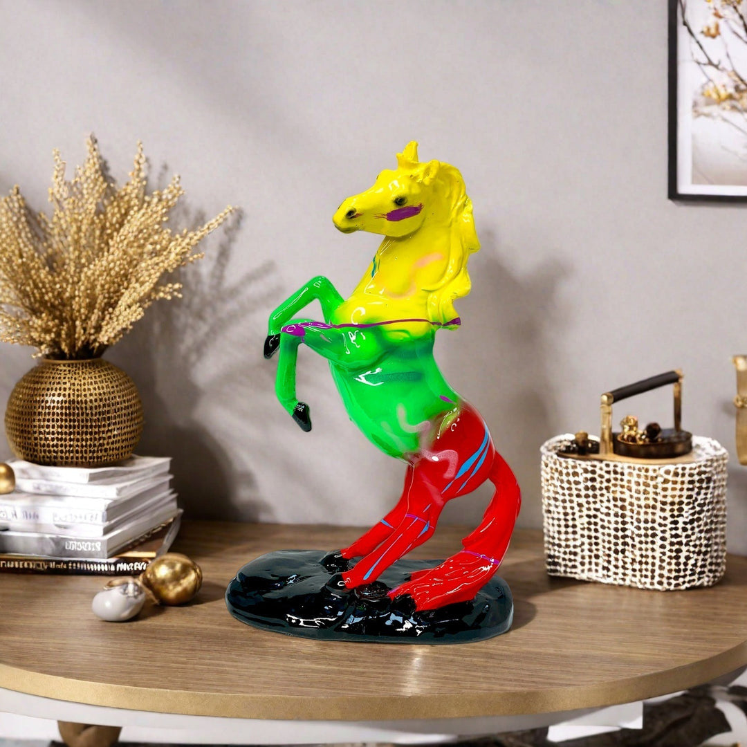 Artistic horse figurine in modern design Stornfield