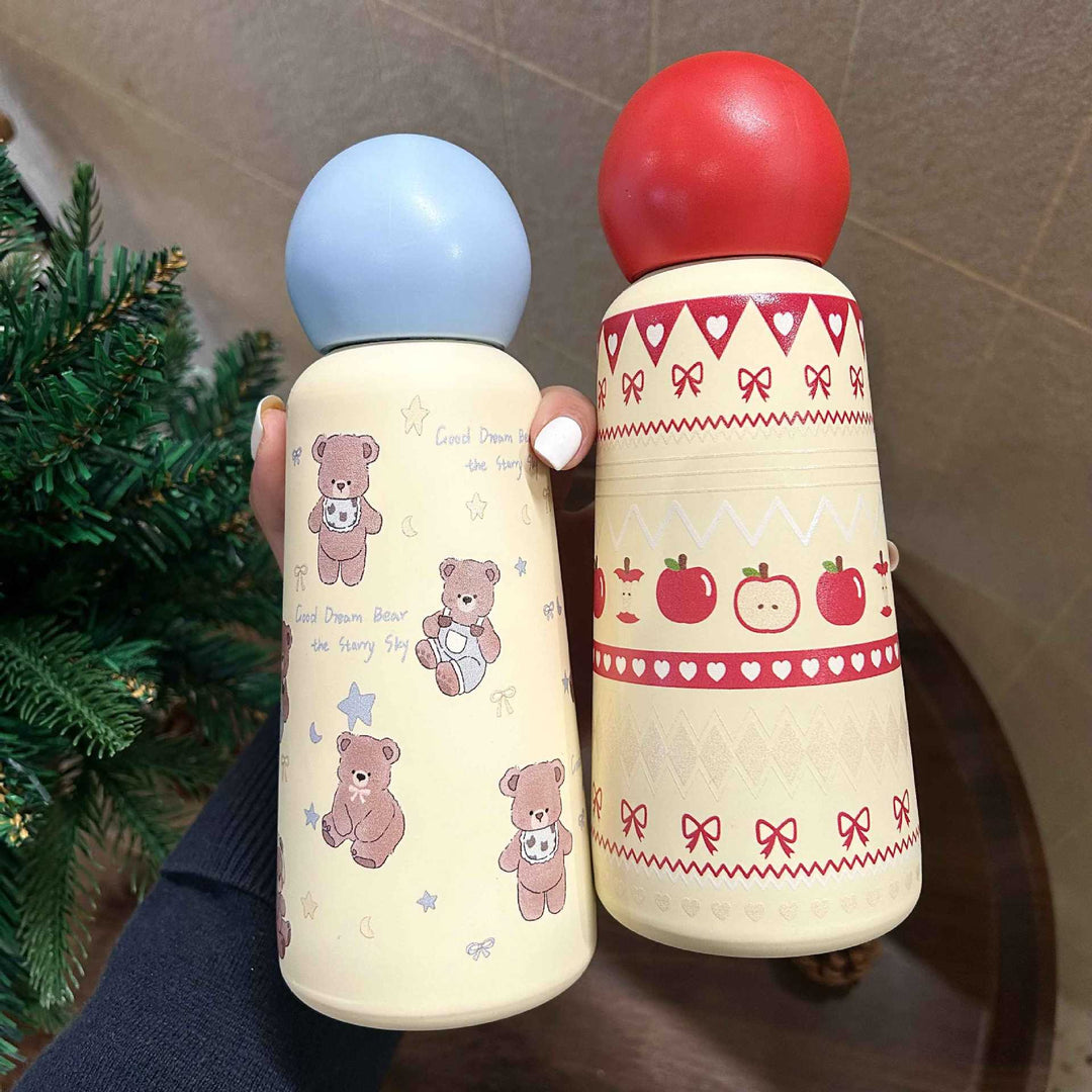 Ladies thermos bottle with playful apple design Stornfield