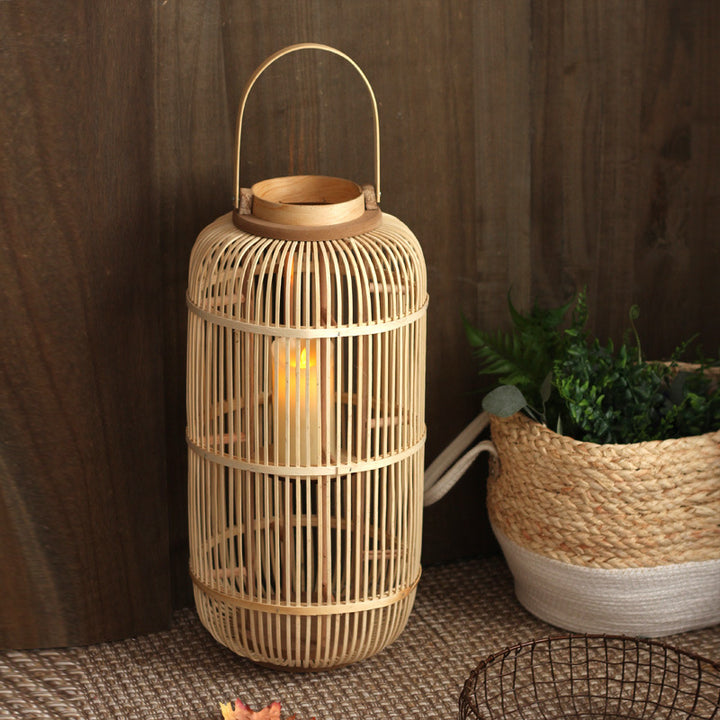 Decorative Lantern made of Rattan Stornfield