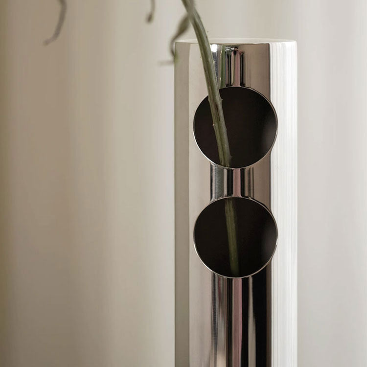 Elegant Steel Decorative Vase