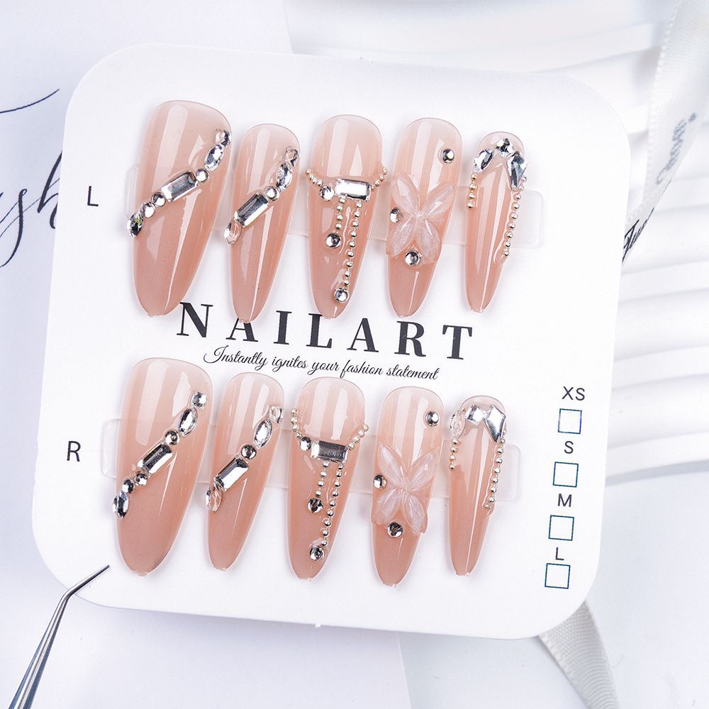 Artistic 3D Butterfly Press-On Nail Set Stornfield