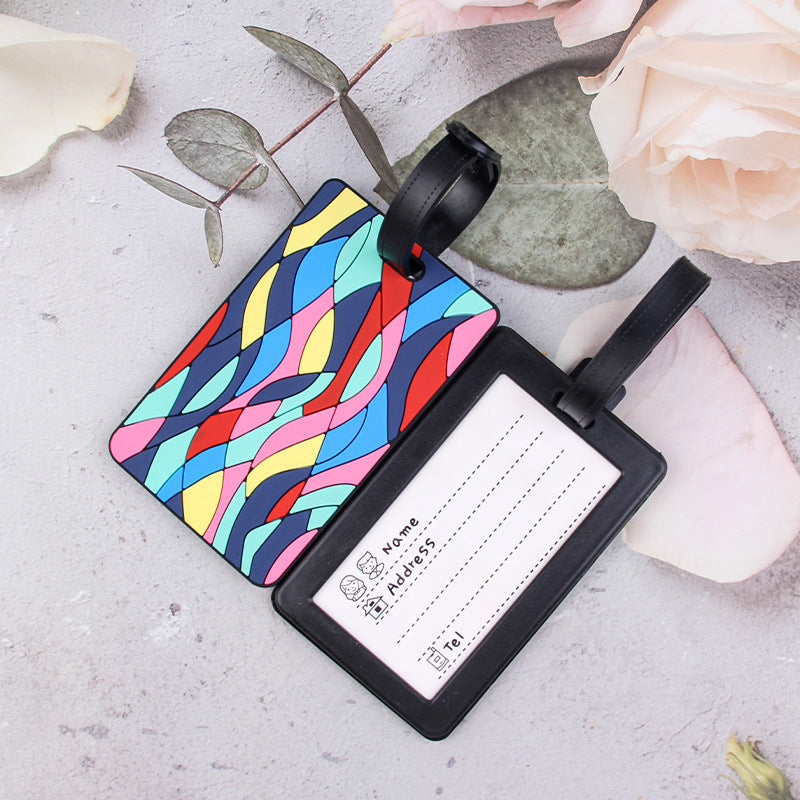 Geometric Pattern Luggage Tag Stornfield
