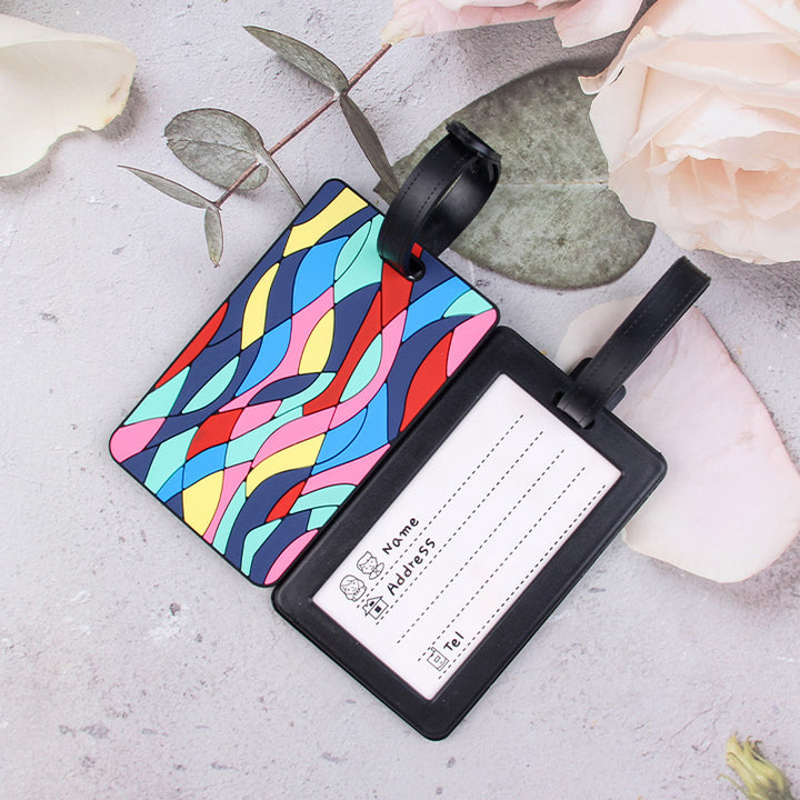 Geometric Pattern Luggage Tag Stornfield