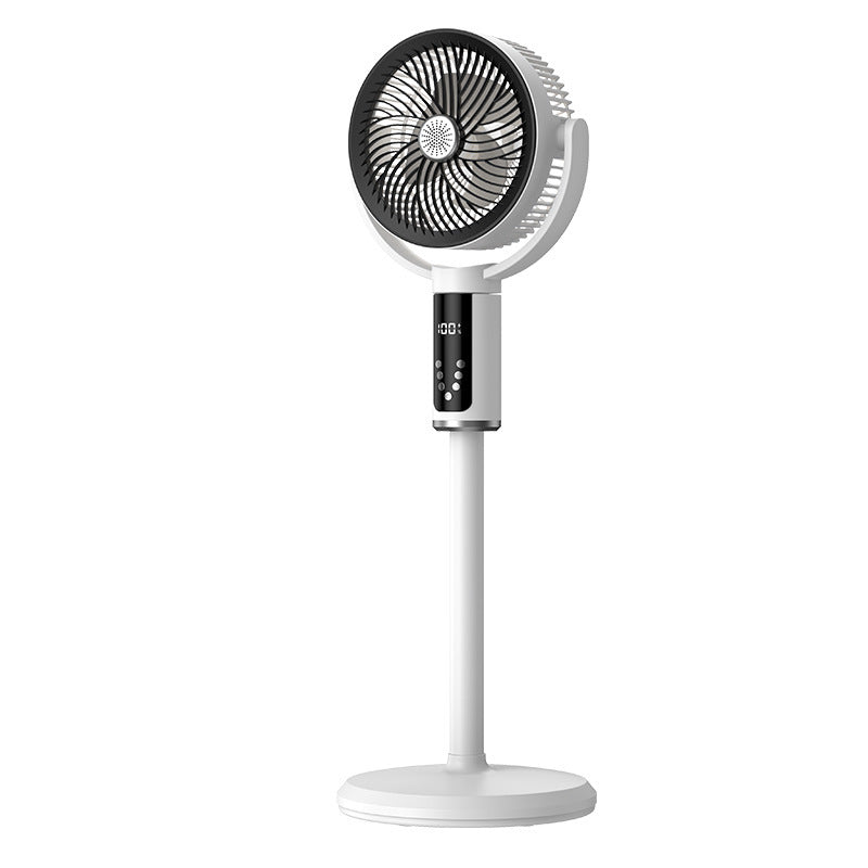 Unisex nan height-adjustable oscillating rechargeable pedestal fan with digital LED display remote and aromatherapy Stornfield