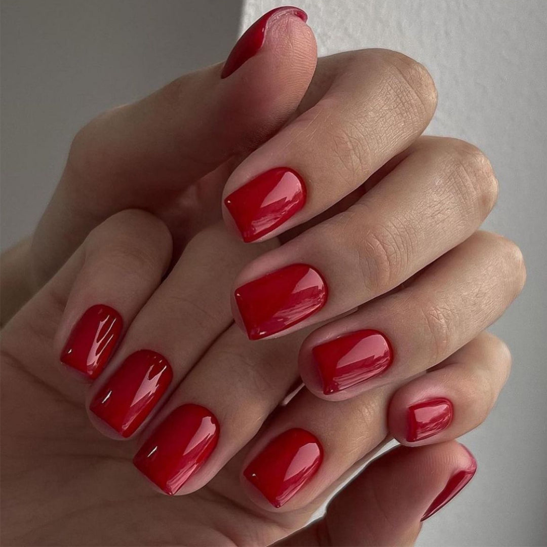 Glossy Gel Nail Art Extensions Stornfield