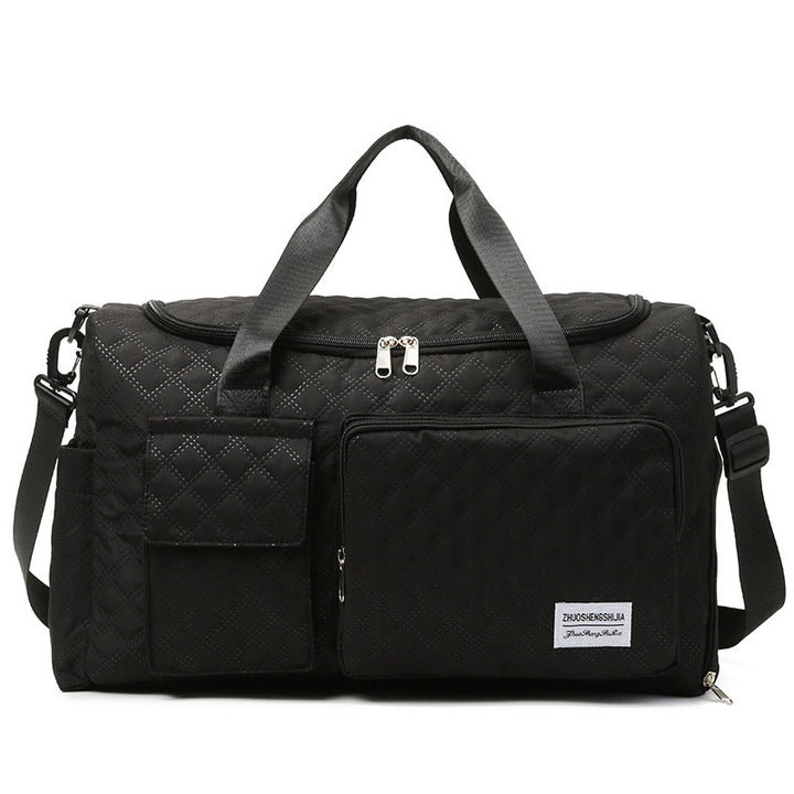 Premium Quilted Gym Duffel Bag