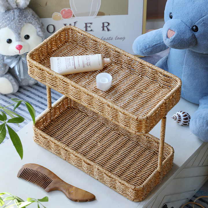 Unisex two-level storage basket Stornfield
