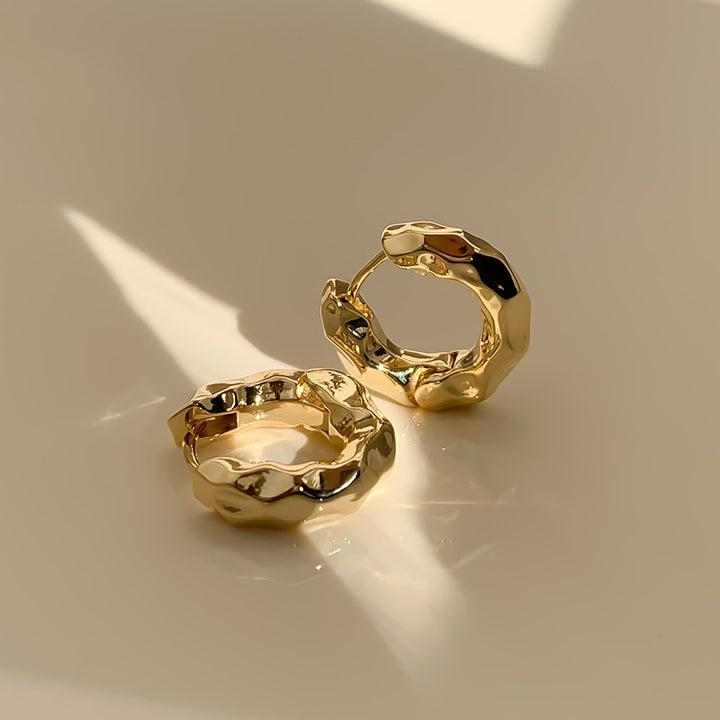 Wavy hoop earrings Stornfield