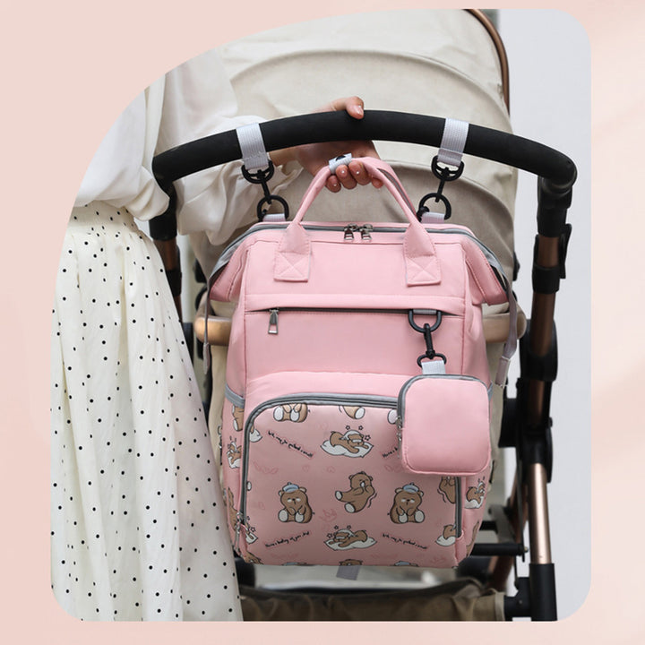 Playful Animal Print Backpack Stornfield
