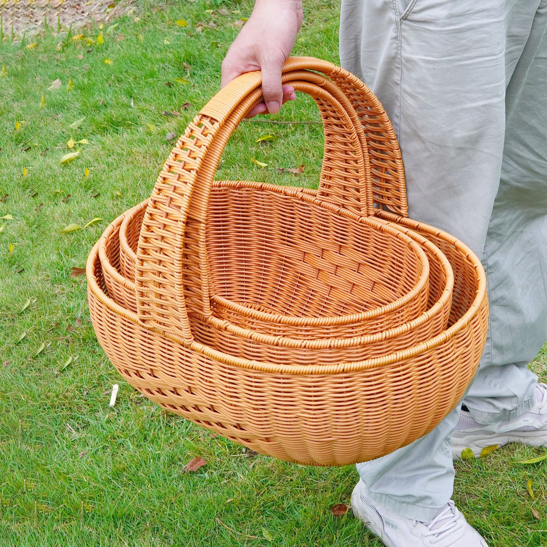 Large Woven Garden Picnic Basket Stornfield