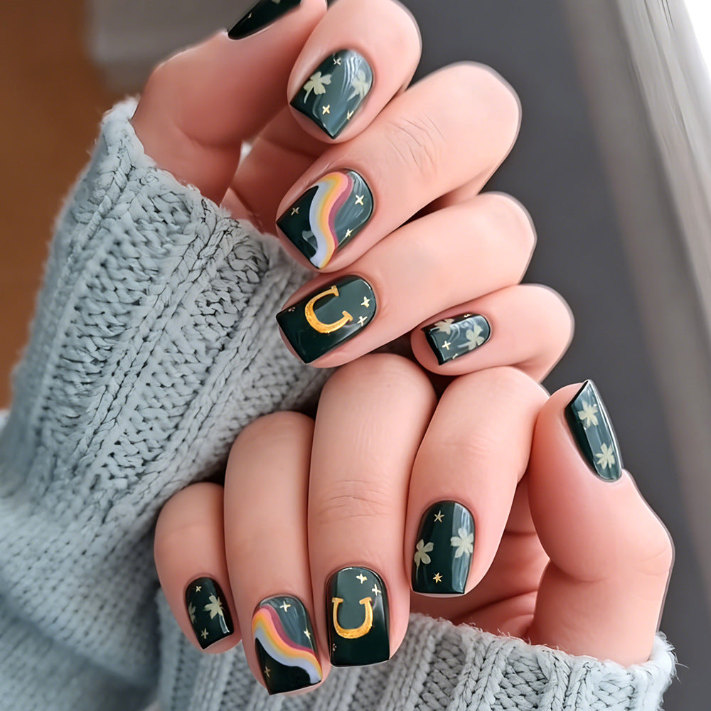 Artistic Illustrated Press-On Nails Stornfield