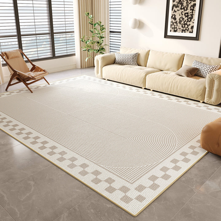 Contemporary Floral Design Area Rug