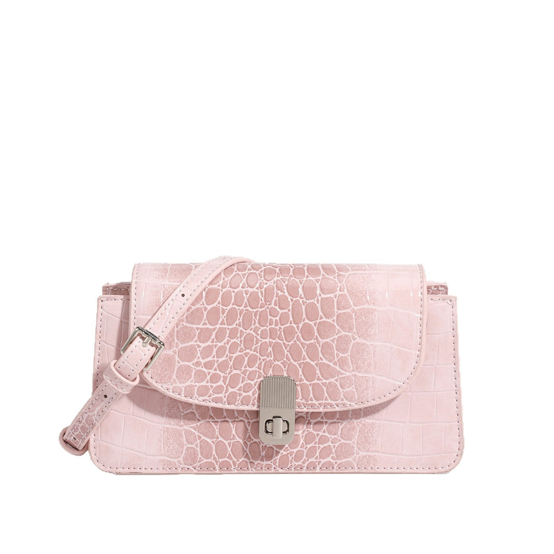 Stylish Crocodile-Embossed Crossbody Bag