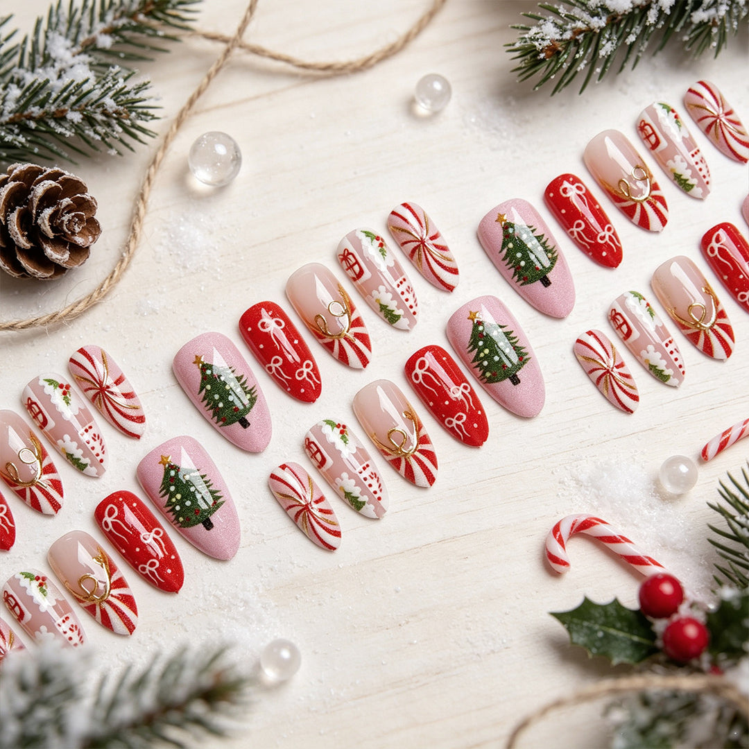 Artfully Designed Christmas Art Nails Stornfield