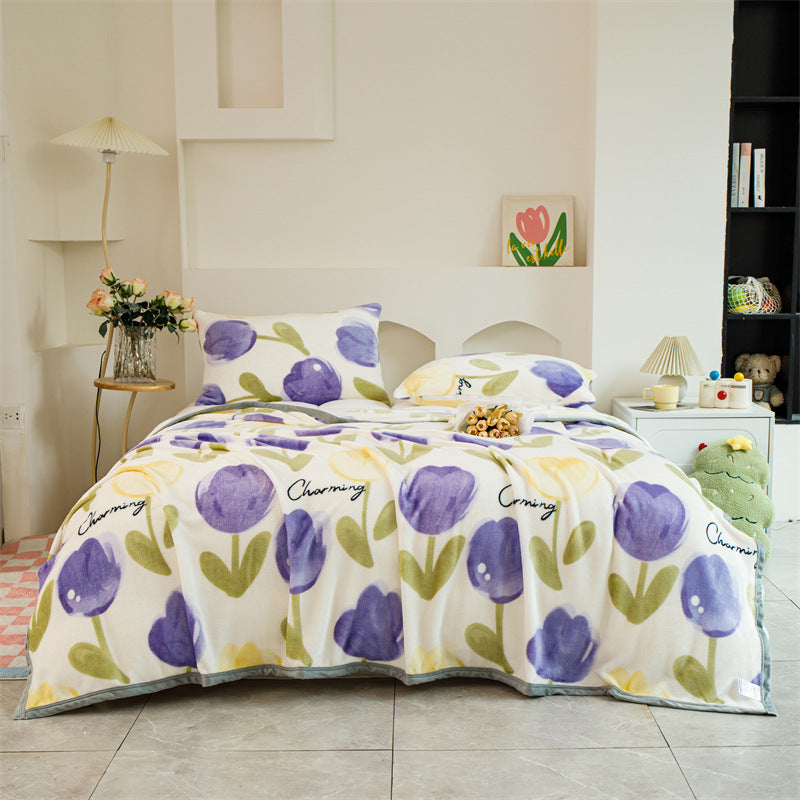 Women Patterned Blanket made of Soft Cotton Stornfield