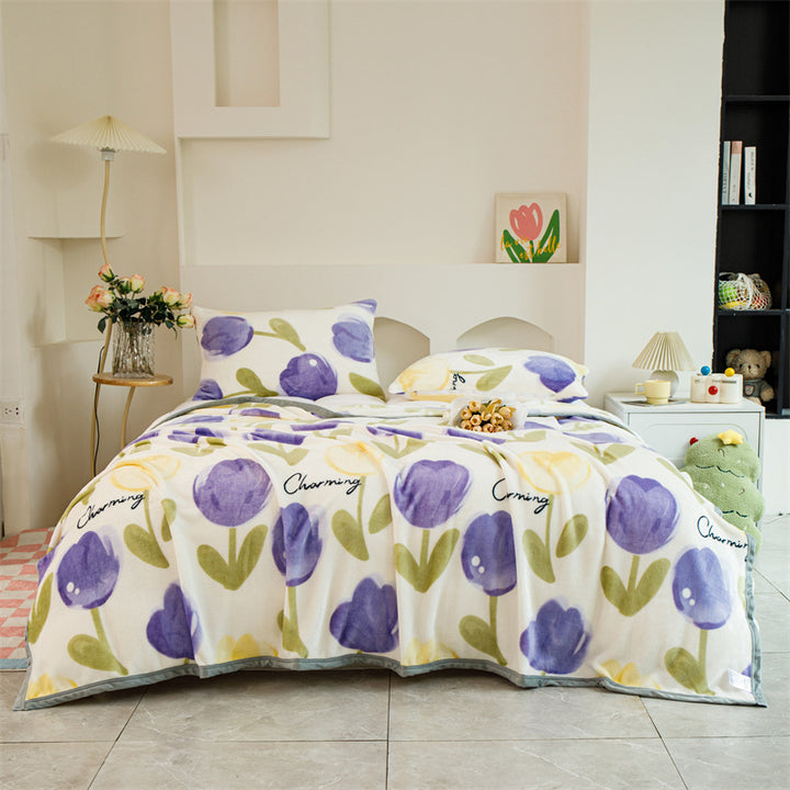 Women Patterned Blanket made of Soft Cotton Stornfield