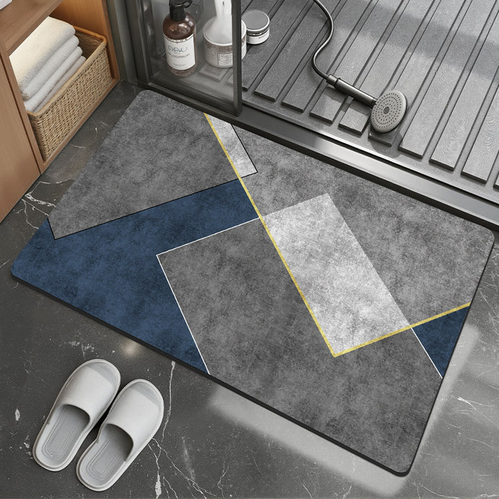 Stylish Abstract Bath Mat Stornfield