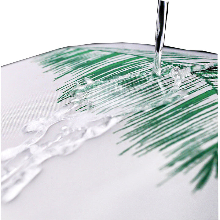 Tropical Leaf Print Shower Curtain Stornfield