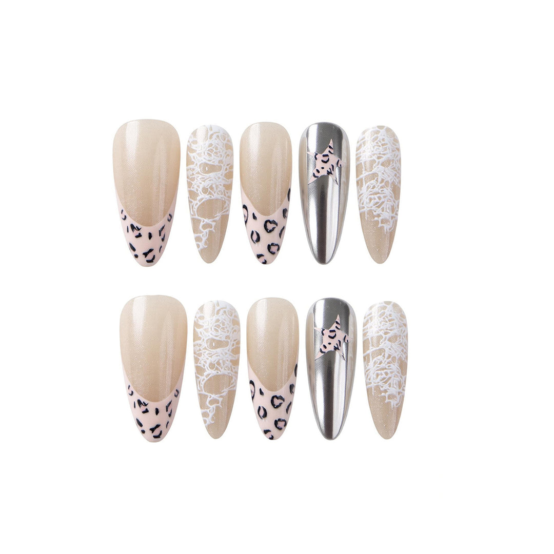 French Tip Press-On Nail Art Stornfield