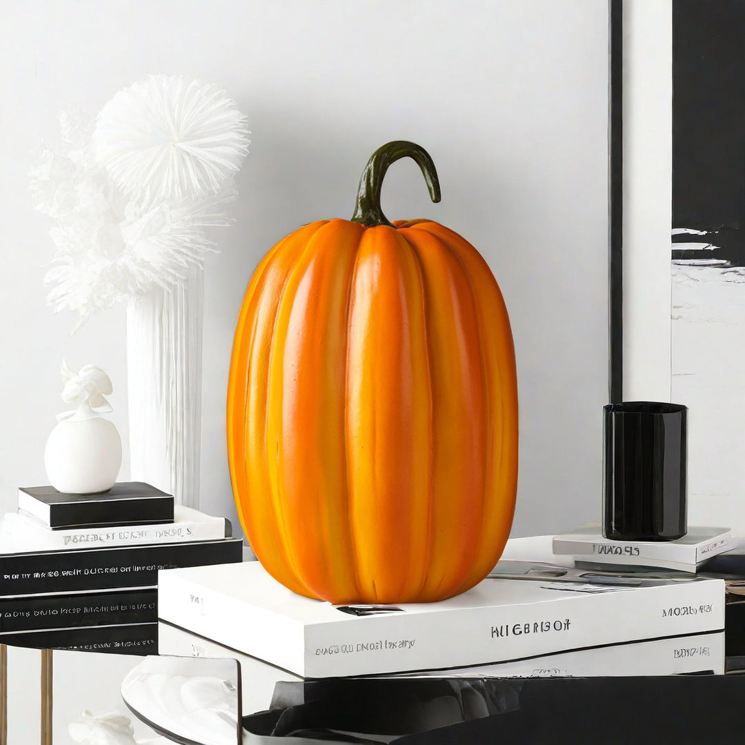 Decorative pumpkin figure as autumn probe Stornfield