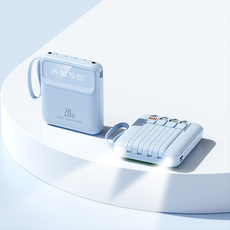 Portable power bank with multifunctional fast charging capability and digital display Stornfield