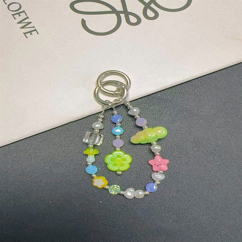 Decorative Beaded Charm Keychain Stornfield 1790135676