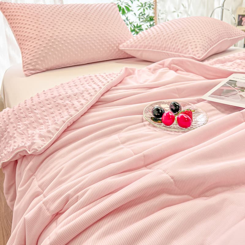 Reversible Textured Ultra-Soft Ice Cream-Like Cooling Summer Comforter | Stornfield