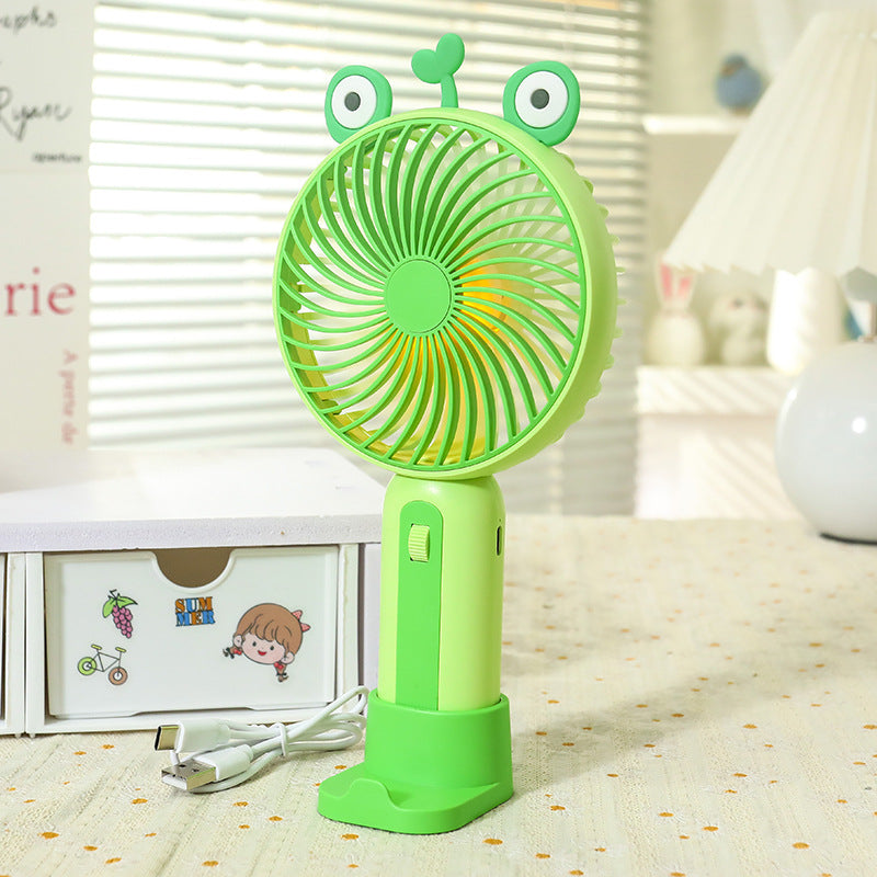 Women's Portable Hand Fan with Playful Animal Design Stornfield