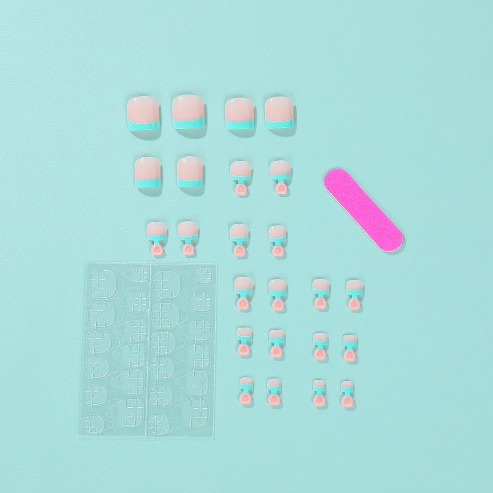 Nail art set with stylish pastel designs Stornfield
