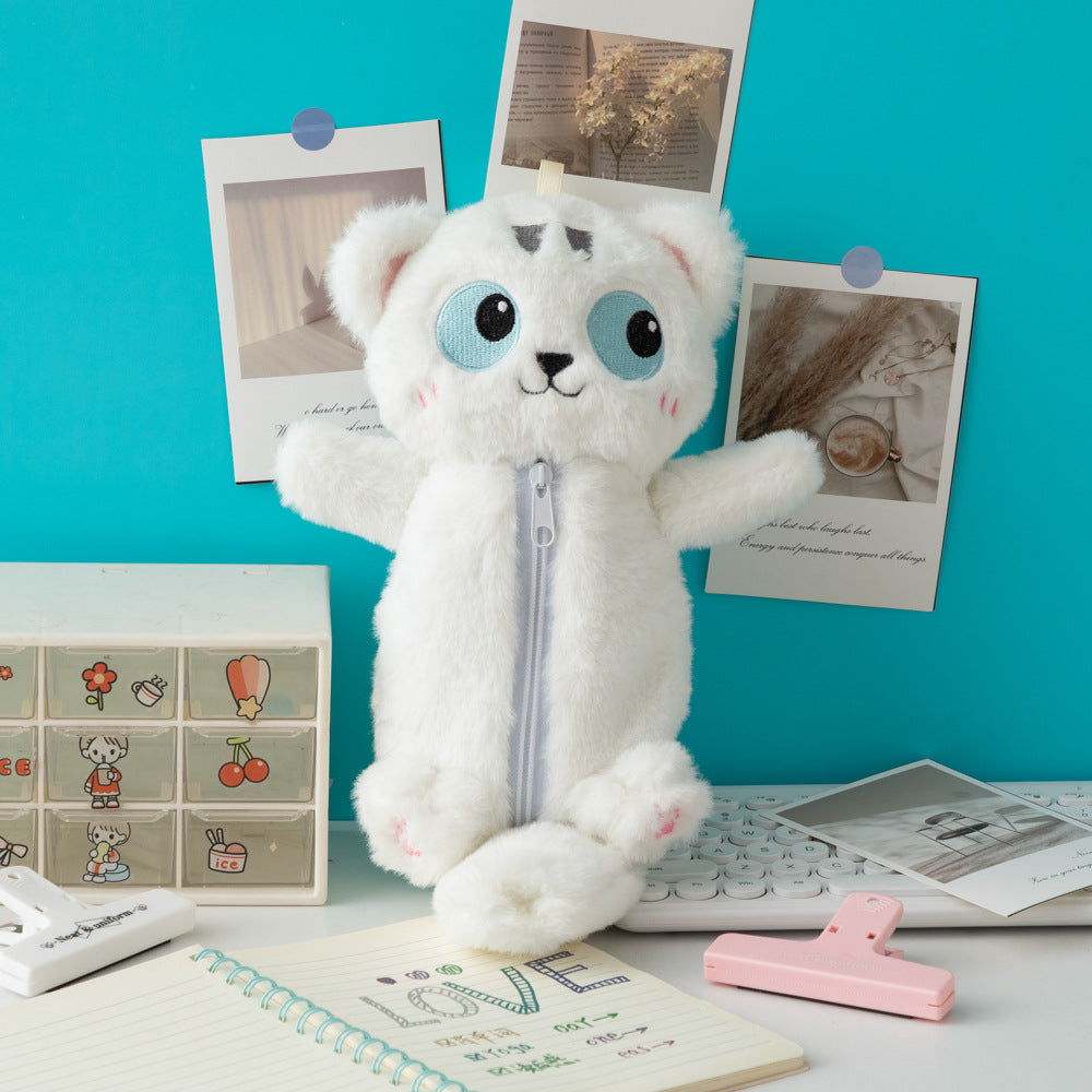 Cute Plush Cat-Themed Pencil Case Stornfield